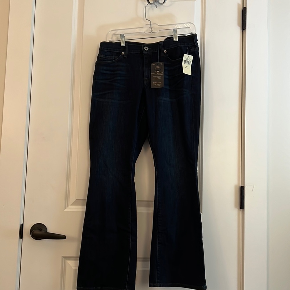 LUCKY BRAND WOMEN’S SOFIA BOOT CURVY MID-RISE JEANS - SIZE 10